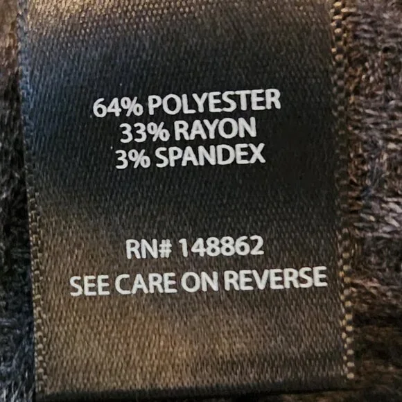 Gray Waffle Knit Hi-Low top - Picture 5 of 12